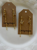 Dangle custom earrings