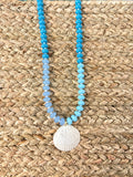 Shades of blue necklace