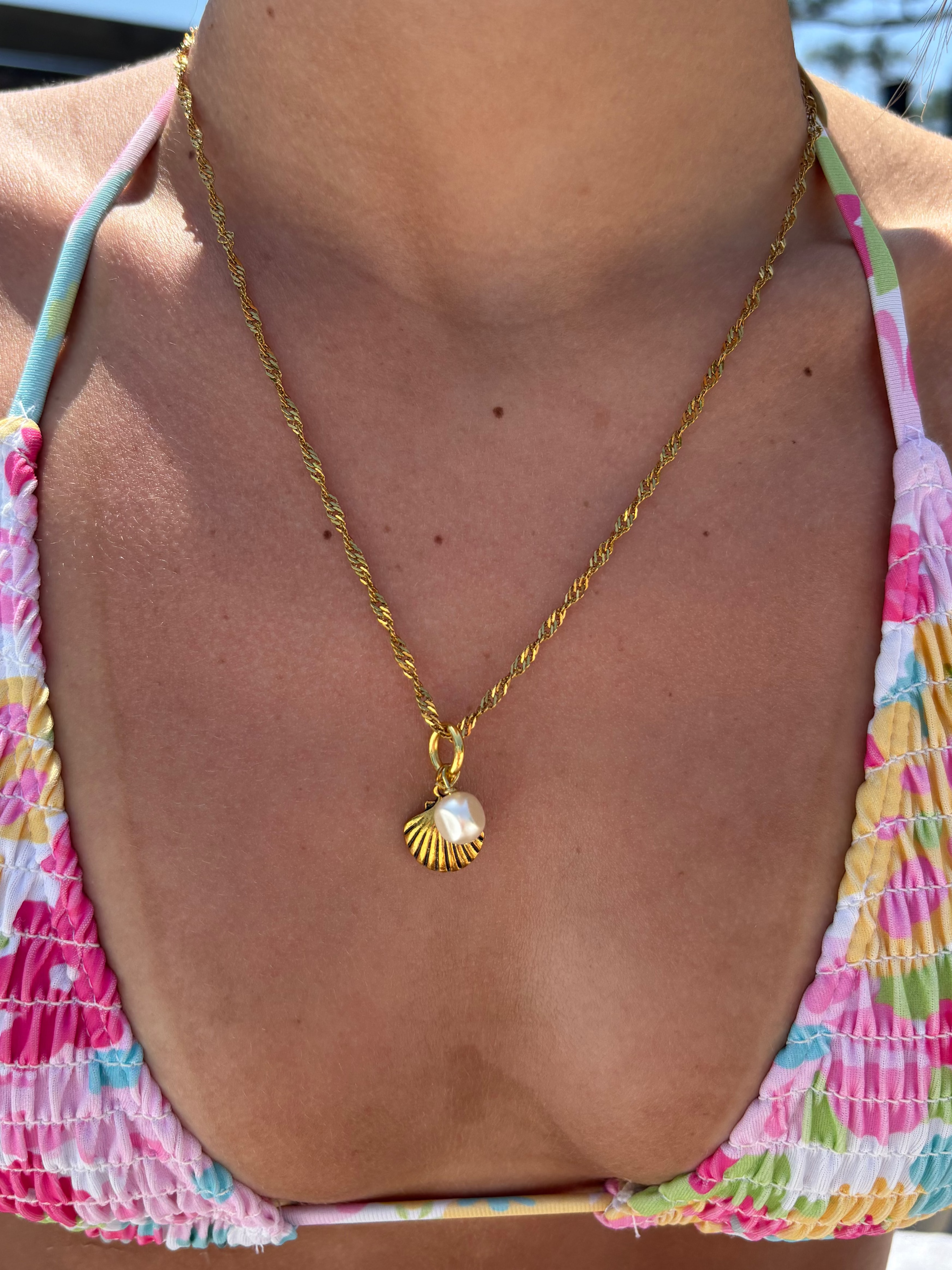 Coastal Charm Gold Necklace