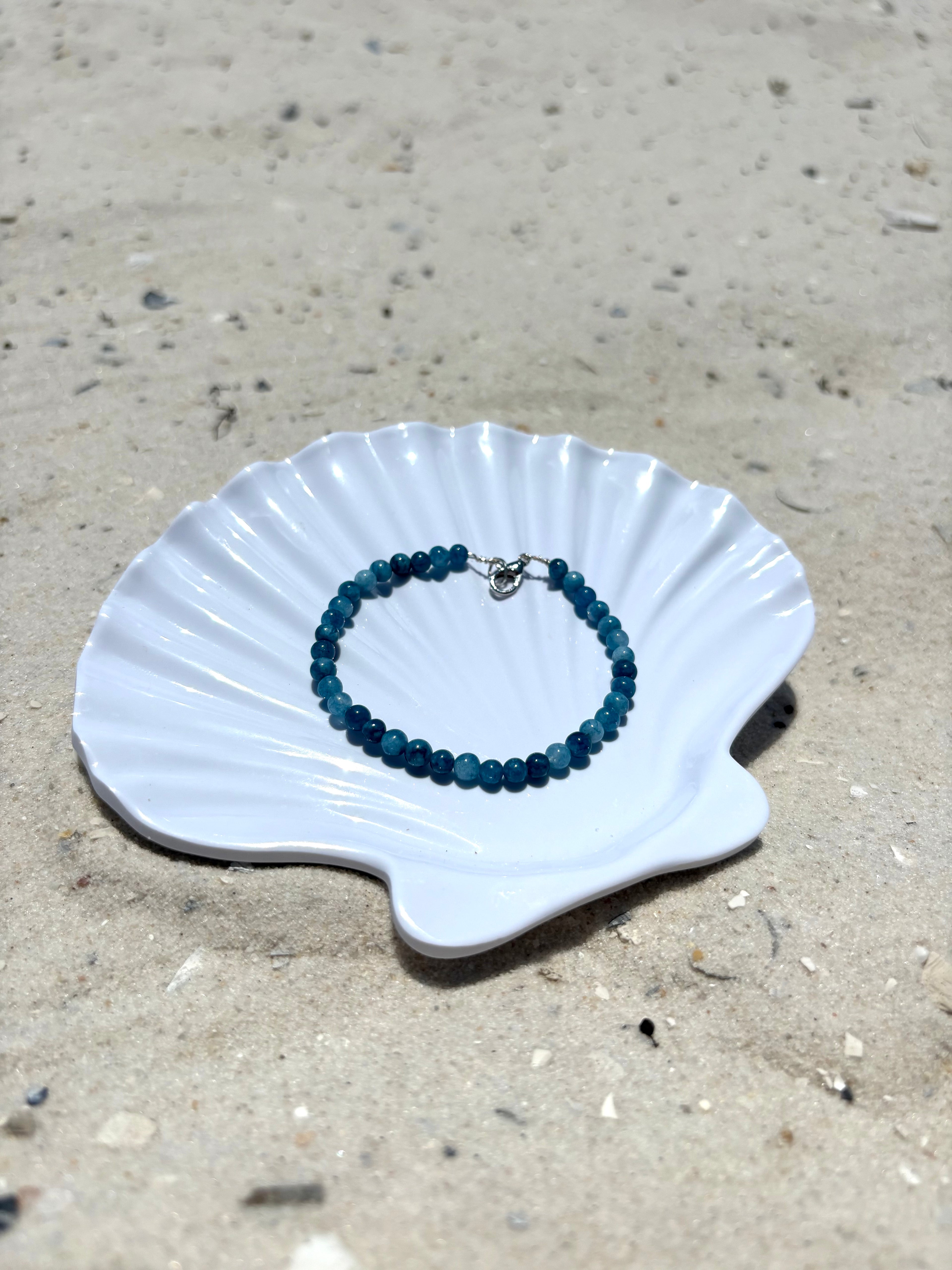 Blue Beaded Bracelet