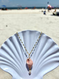 Pink Conch Necklace