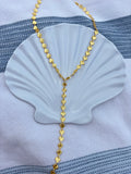 Shell drop necklace