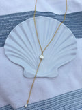 Pearl drop necklace